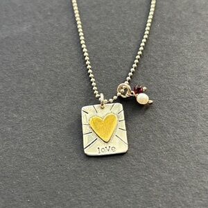 Sterling Love Heart Pendant Far Fetched